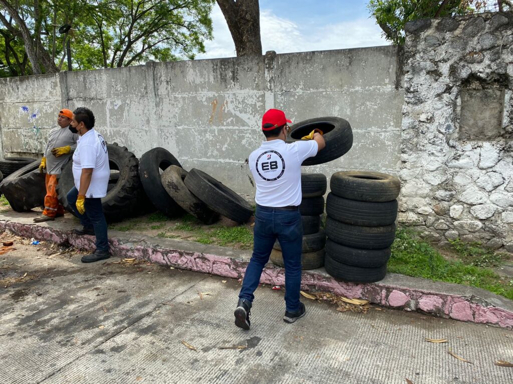 Bridgestone y el gobierno de Morelos realizan Llantatón. 1