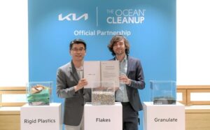 Kia y The Ocean Cleanup
