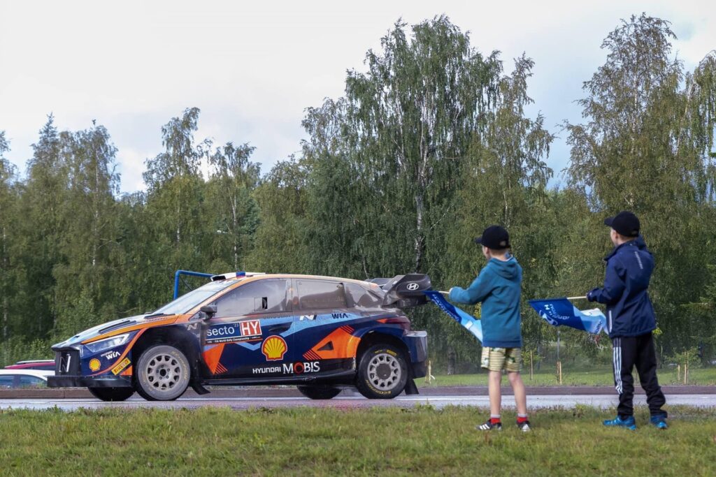 Hyundai en el WRC Finlandia 2023 2