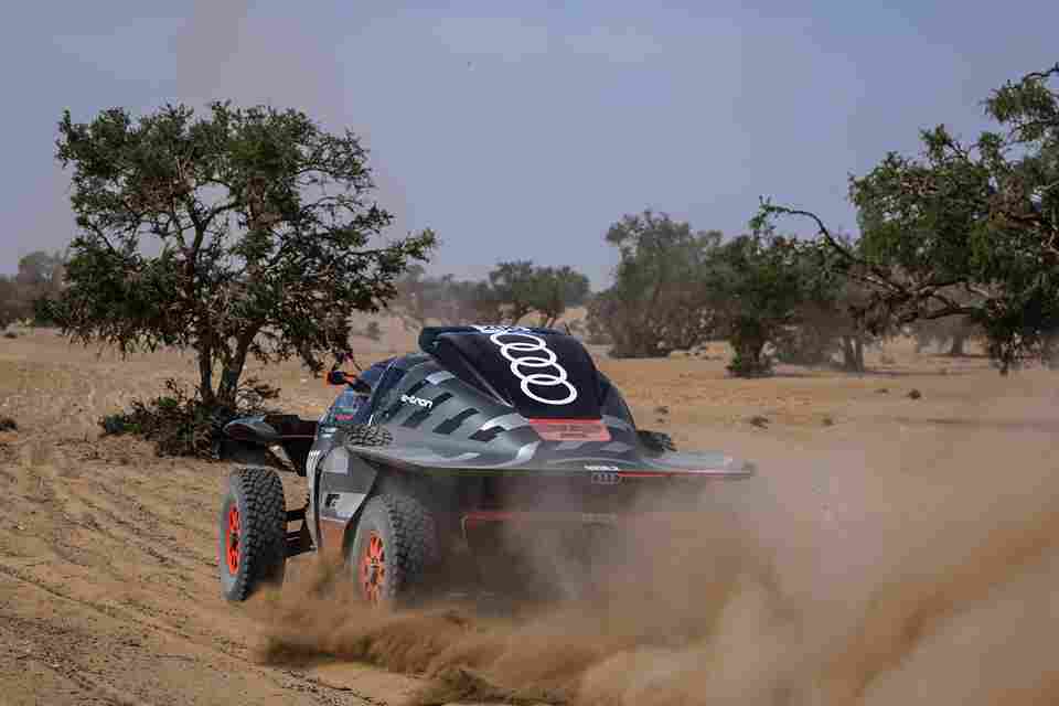 Audi en el rally de Marruecos 2