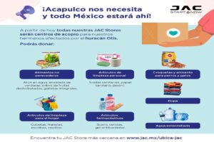 JAC Stores a nivel nacional se convertirán en centros de acopio