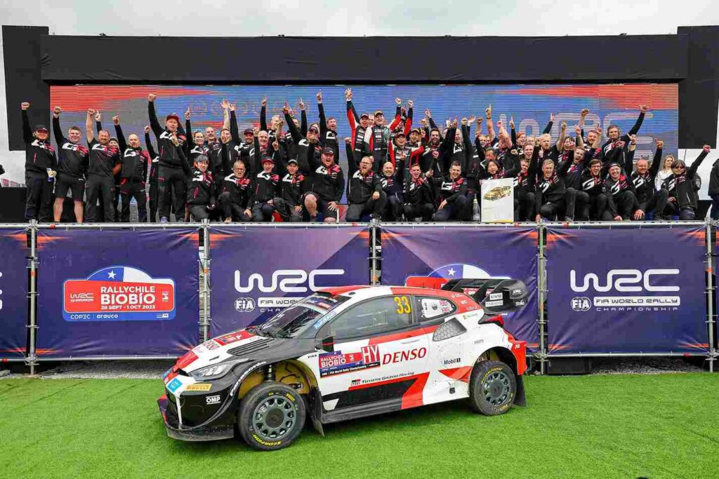 TOYOTA GAZOO gana el título mundial de WRC 2