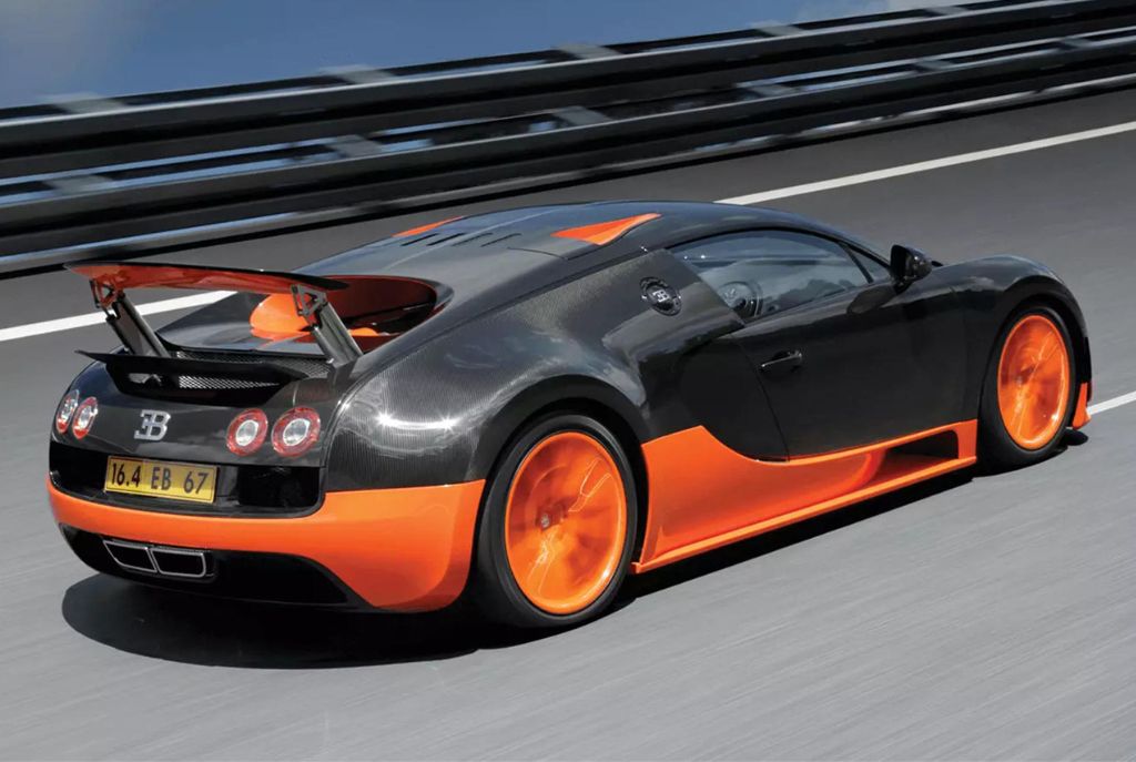 Veyron Super Sport en pista