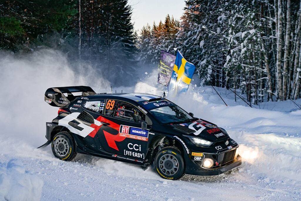 TOYOTA GAZOO Racing en el Rally Suecia 1