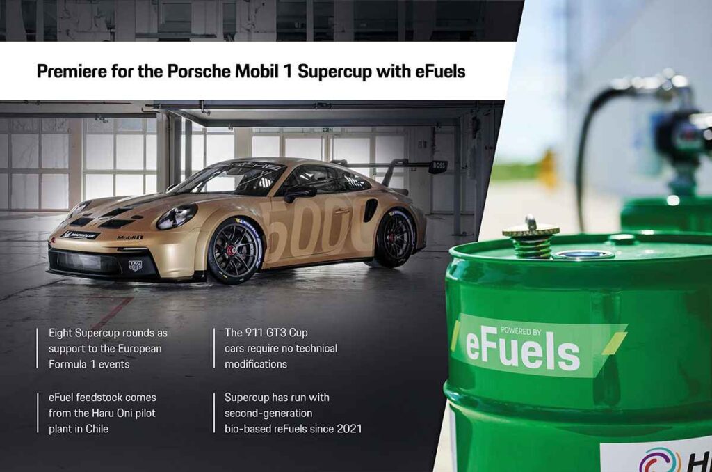 La Porsche Mobil 1 Supercup en <strong>e-fuel</strong> 2