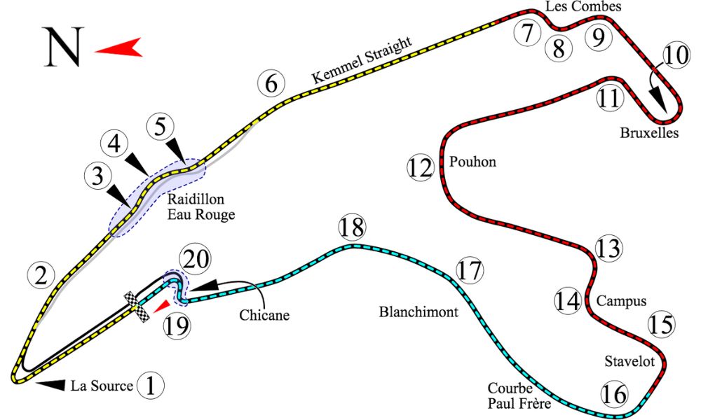 El Circuito de Spa-Francorchamps
