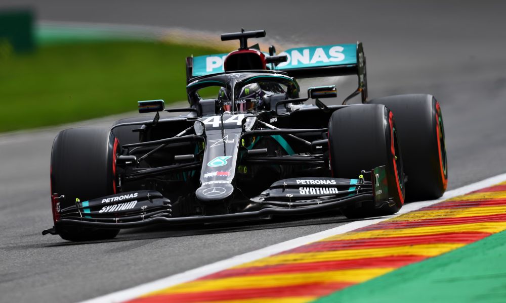 Lewis Hamilton en el Gran Premio de Bélgica 2020