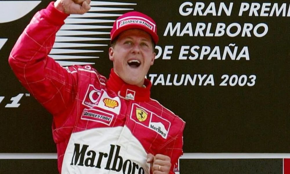 Michael Schumacher en el Gran Premio de España 2003