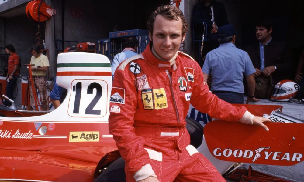 Niki Lauda en el campeonato de 1975