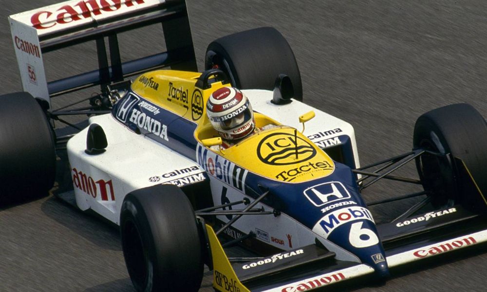 Piquet en su Williams (1987)