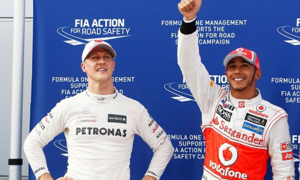 Schumacher y Hamilton
