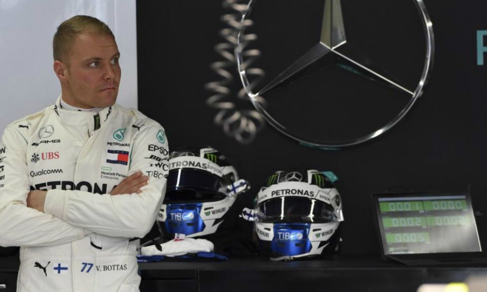 Valtteri Bottas en Mercedes, F1