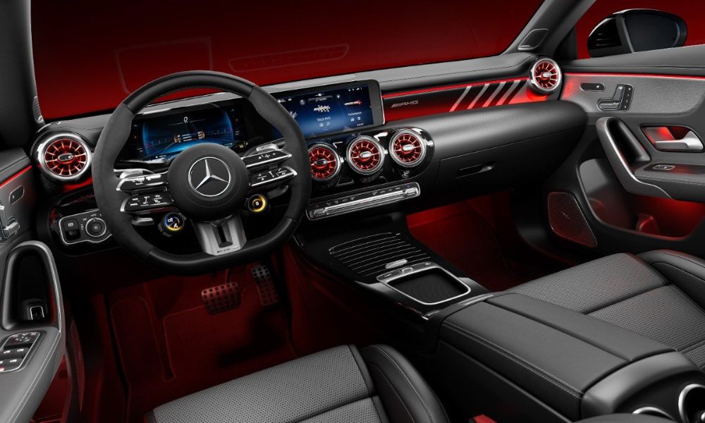 CLA Coupé interior