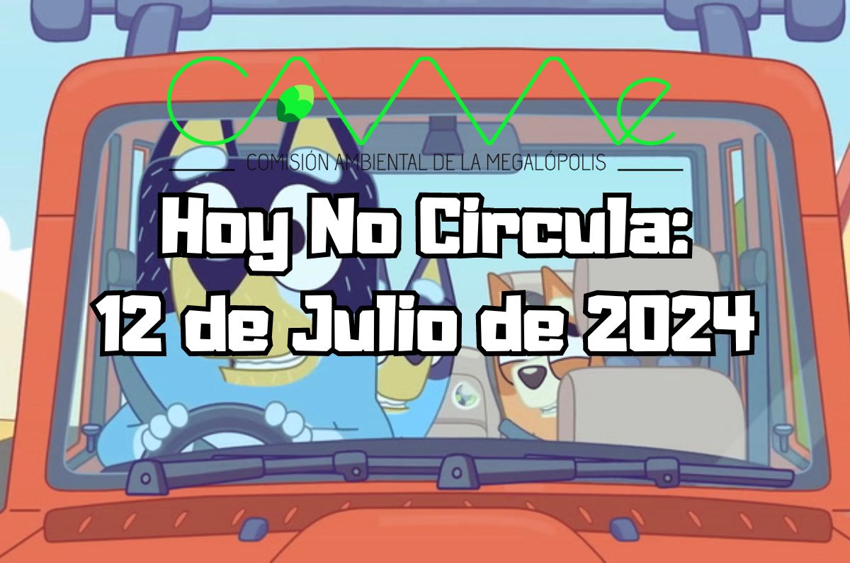 Hoy No Circula: Viernes 12 de julio de 2024