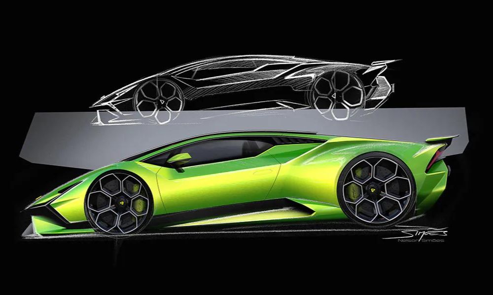 Diseño del Lamborghini Huracán Técnica