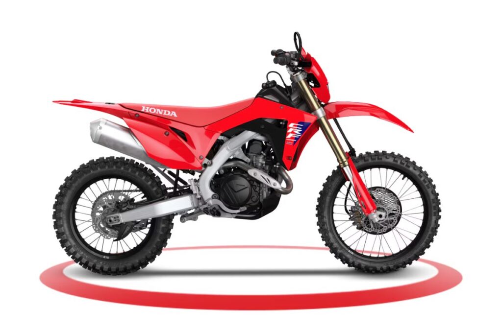 CRF450X: Desafía cualquier pista o ruta off-road