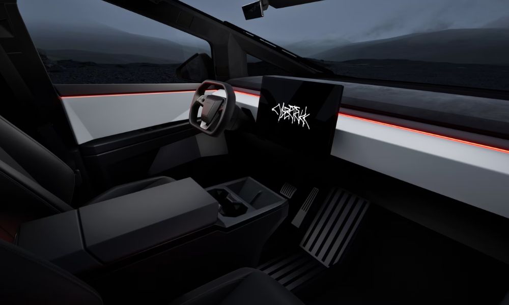 Cybertruck interior