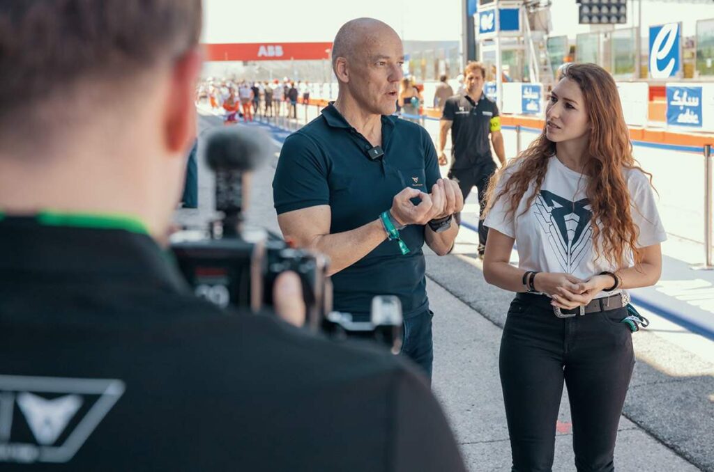 Olivia Van Dalen con Cupra en Fórmula E 2