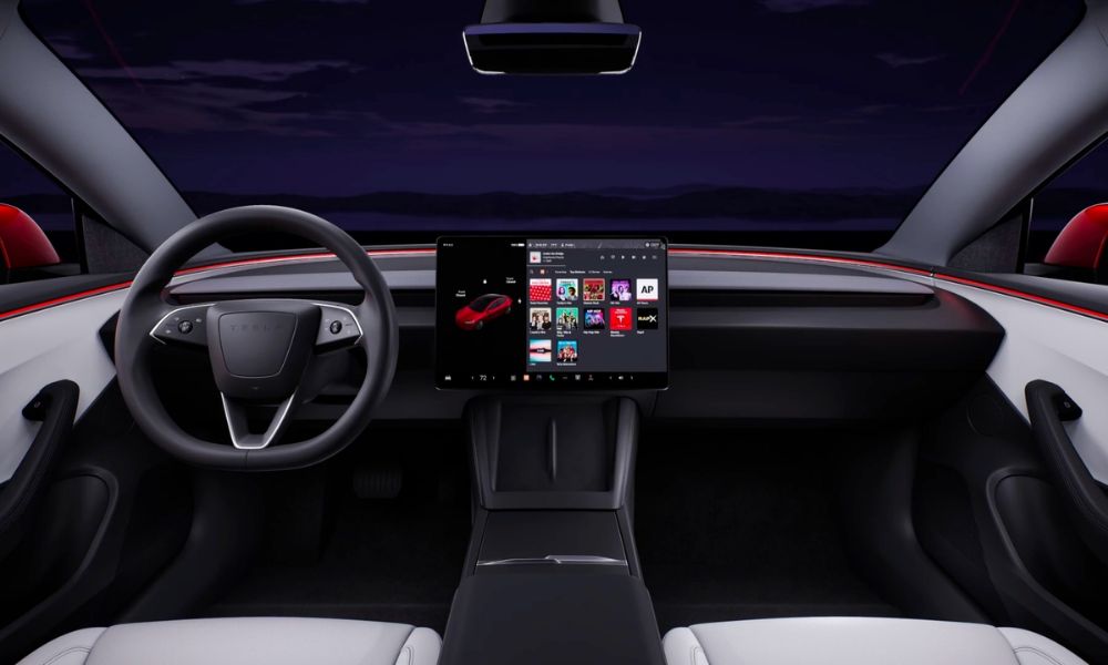 Diseño del interior del Model 3