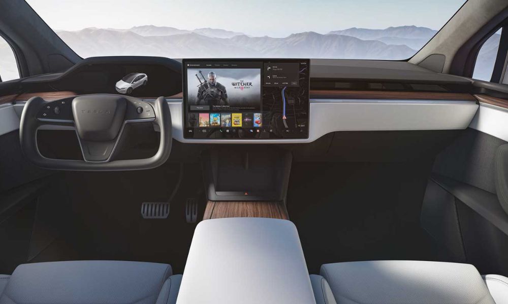 Diseño interior exclusivo del Model X