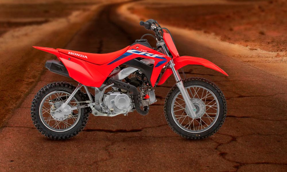 Moto tipo cross de Honda