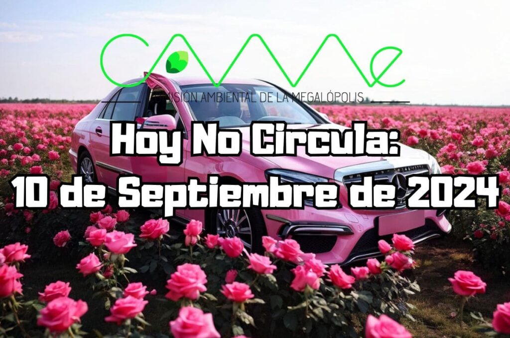 Hoy No Circula - Martes 10 de septiembre de 2024