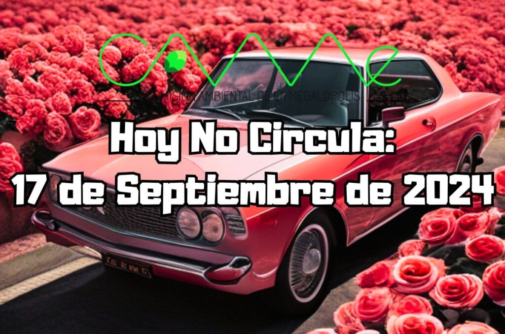 Hoy No Circula - Martes 17 de septiembre de 2024