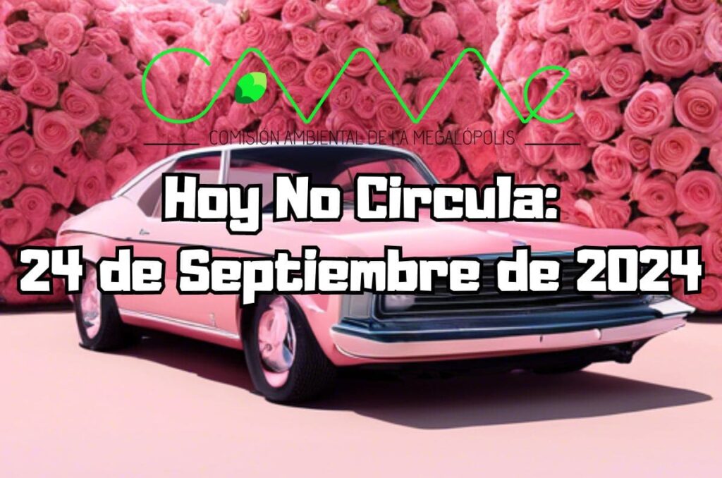 Hoy No Circula - Martes 24 de septiembre de 2024