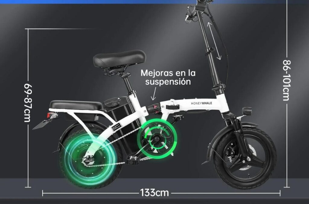 Bicicleta eléctrica plegable