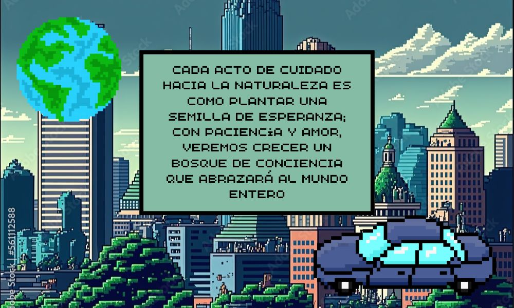 Frase de cuidado ambiental 18 de octubre