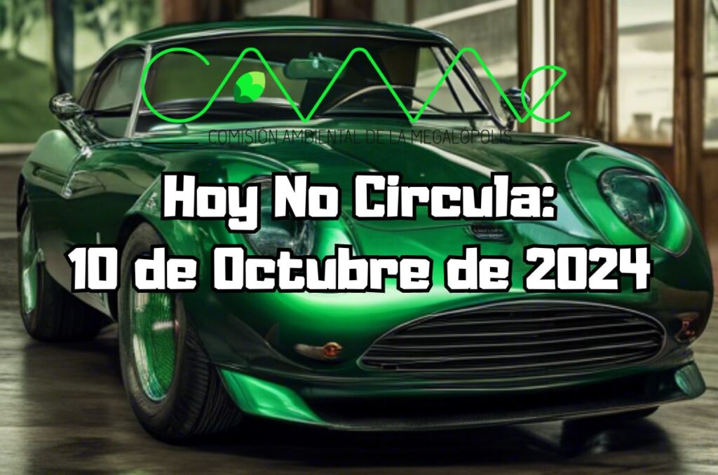 Hoy No Circula - Jueves 10 de octubre de 2024