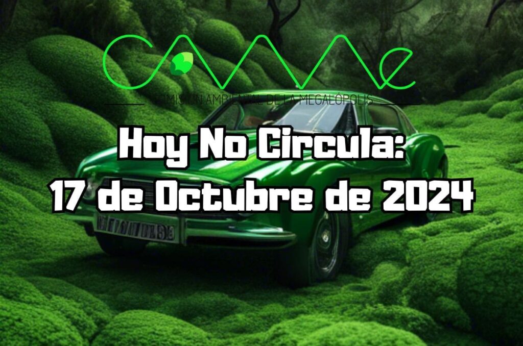 Hoy No Circula - Jueves 17 de octubre de 2024