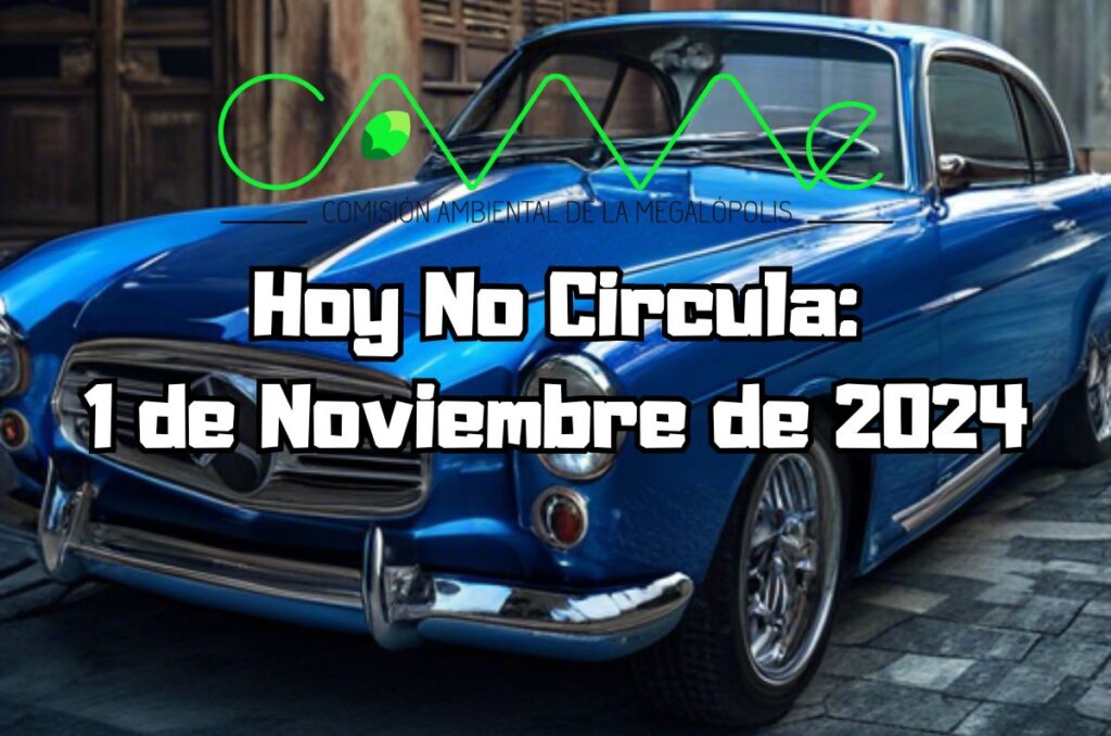 Hoy No Circula - Viernes 1 de noviembre de 2024