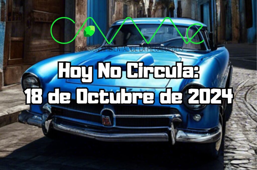 Hoy No Circula - Viernes 18 de octubre de 2024