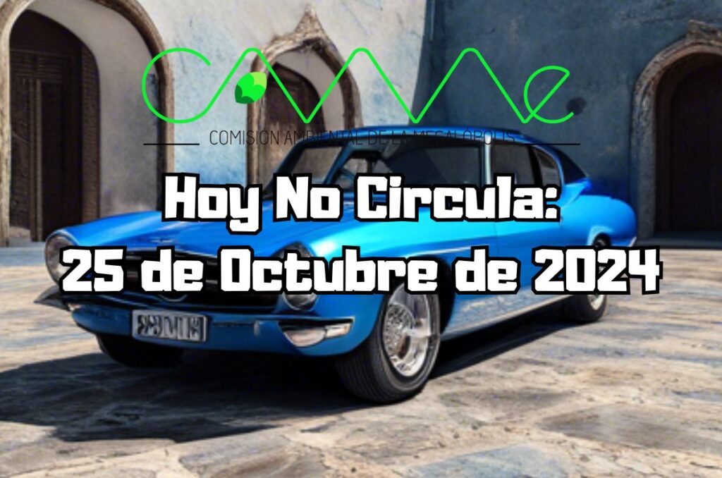 Hoy No Circula - Viernes 25 de octubre de 2024