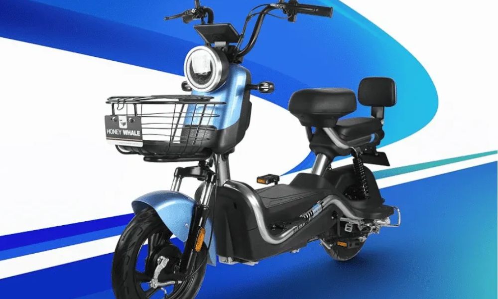 Moto bici eléctrica U3S azul