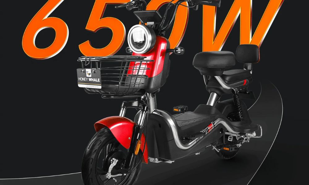 Moto bici eléctrica U3S roja