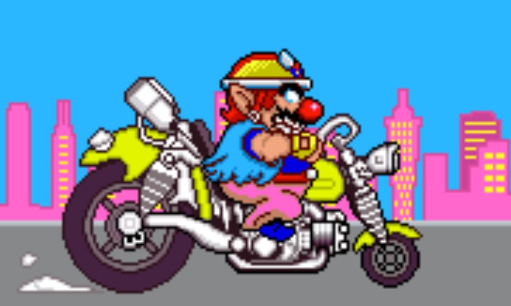 Wario Bike en Mega Microgame