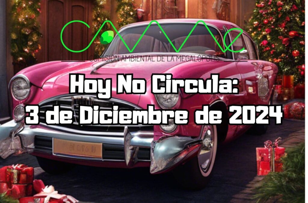 Hoy No Circula - Martes 3 de diciembre de 2024