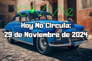 Hoy No Circula: Viernes 29 de noviembre de 2024