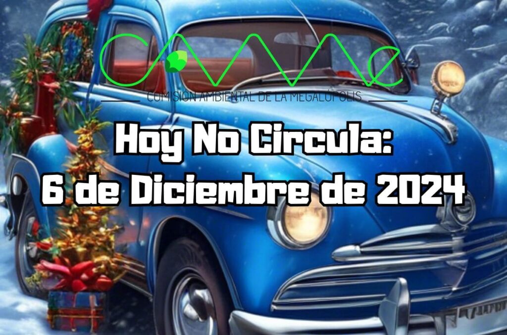 Hoy No Circula - Viernes 6 de diciembre de 2024