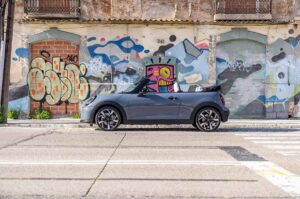 MINI Cooper Convertible S en Cooper Grey