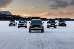 Range Rover imparable sobre el hielo
