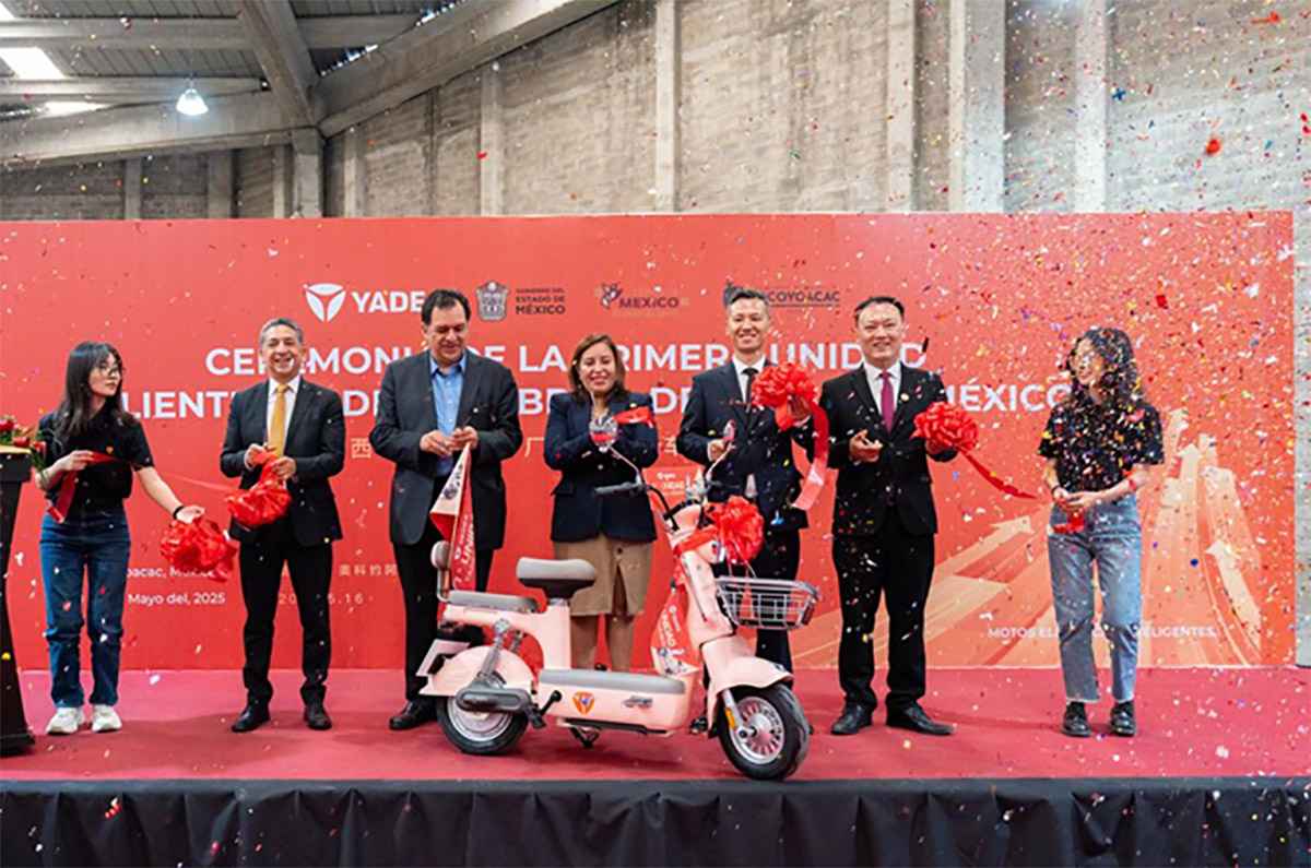 Yadea líder en vehículos eléctricos en 2 ruedas