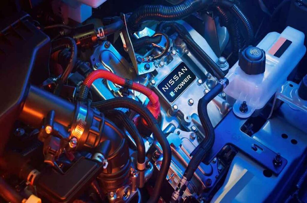 Nissan de fiesta con la tecnología E-Power 0
