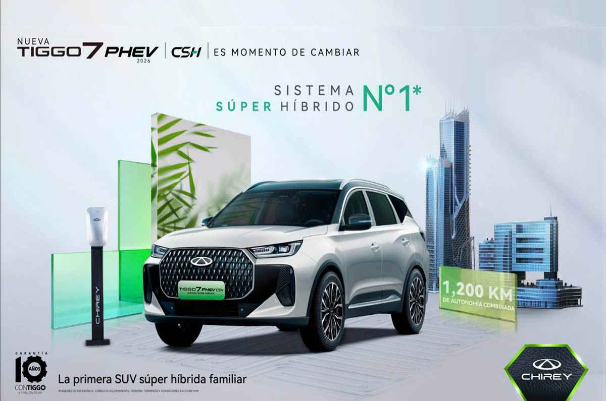 <strong>Llega a México el Tiggo 7 PHEV CSH 2026</strong>