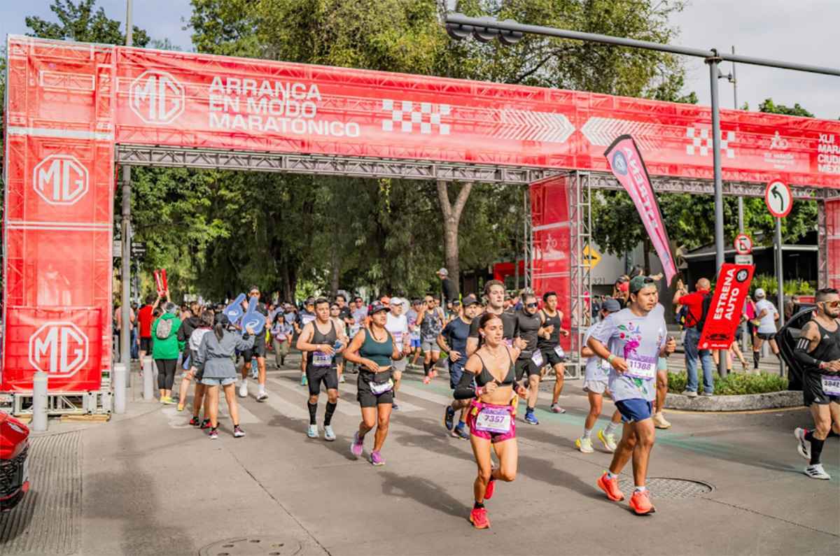 MG presente en el Maratón de la CDMX
