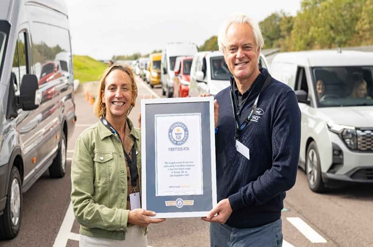 Ford Transit gana un GUINNESS WORLD RECORDS