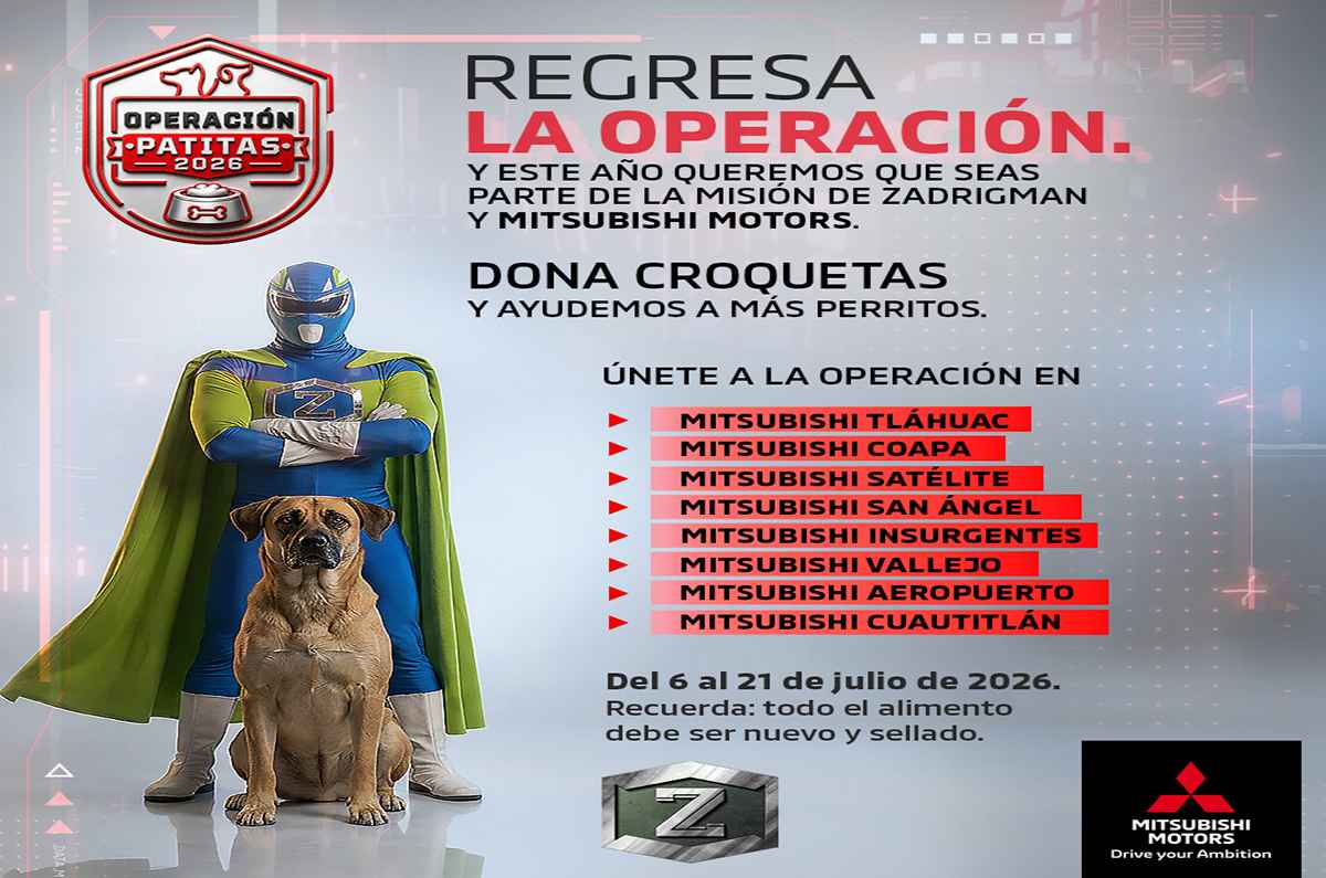Mitsubishi México en pro de los animales sin hogar